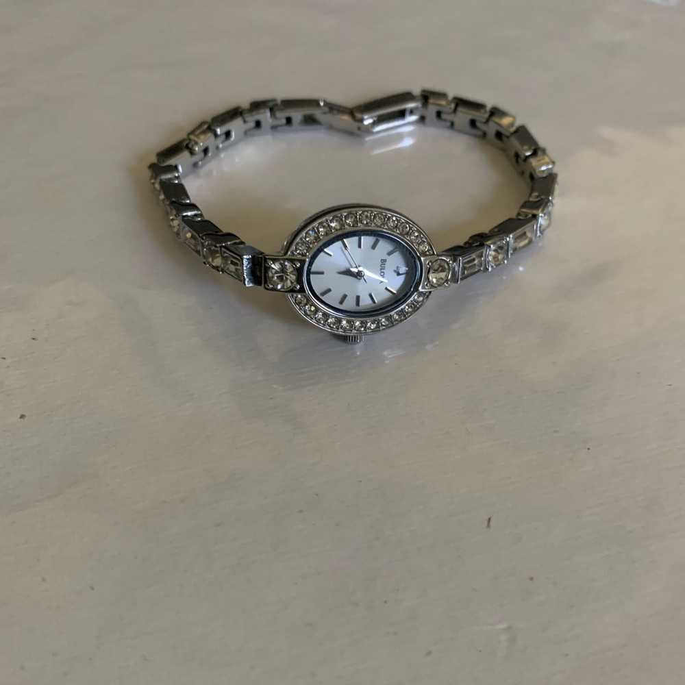 Bulova Swarovski Crystal Bracelet Watch